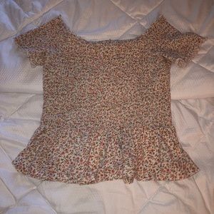 American Eagle smocked top